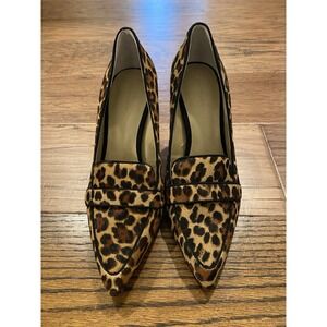 Ann Taylor Beck Calf Hair Loafer Pump